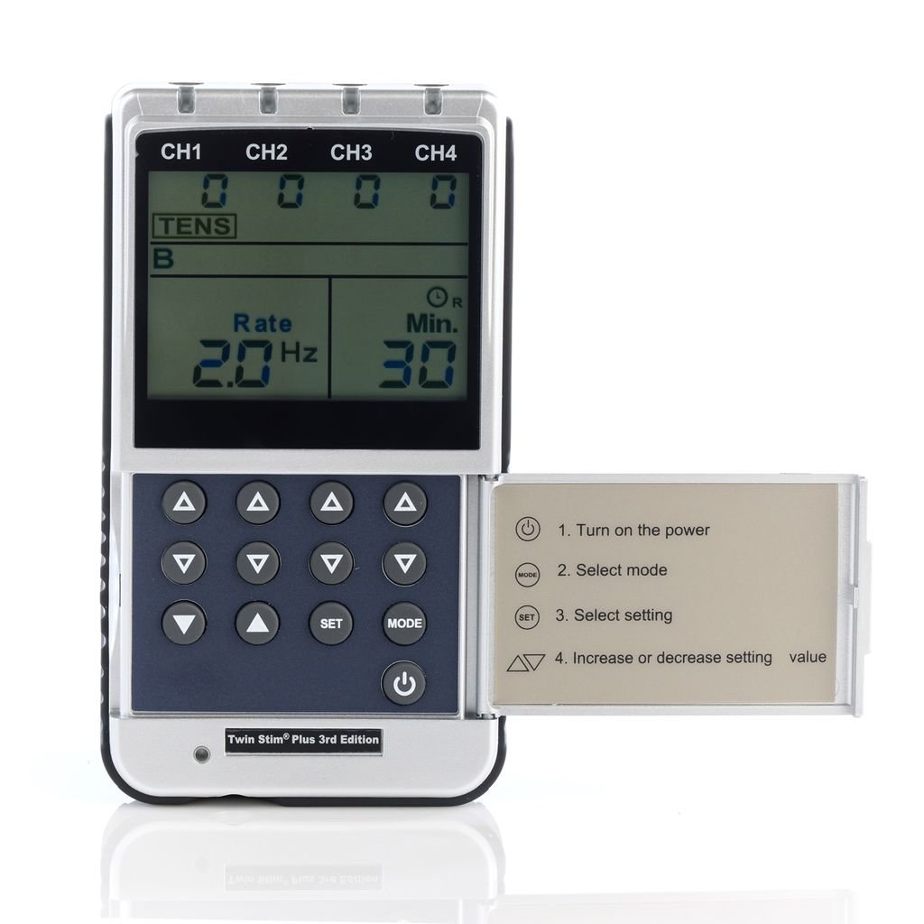 Twin Stim Plus 3rd Edition -4 Channel with TENS/EMS/IFC/MIC - medisports