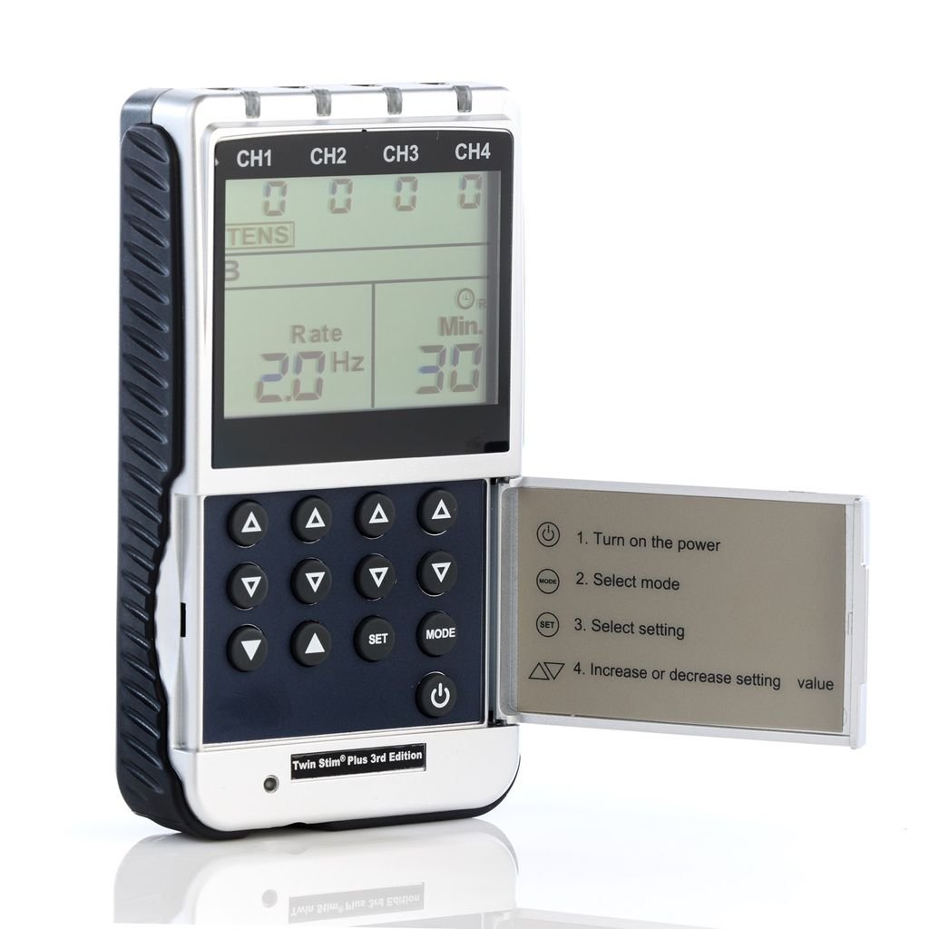 Twin Stim Plus 3rd Edition -4 Channel with TENS/EMS/IFC/MIC - medisports