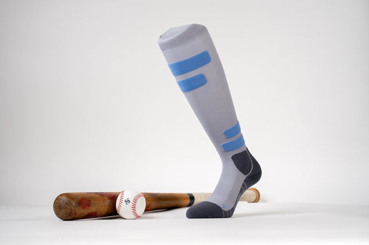 MediSports Ignite Performance Socks (20-30 mmHg) - Grey/Blue