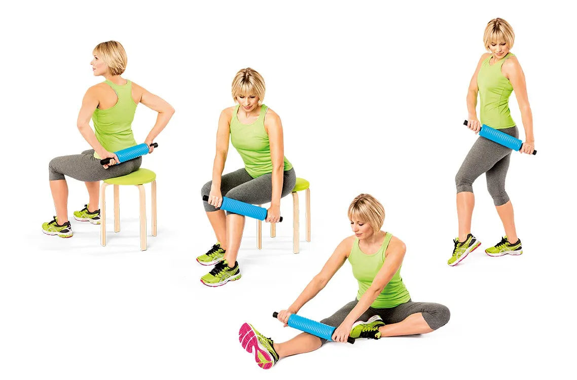 Fascia roller stick lime - medisports